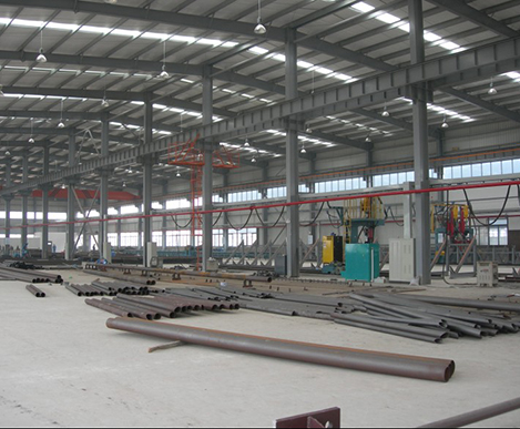 India Multi-span Steel Structure Factory 122x72x10.5M